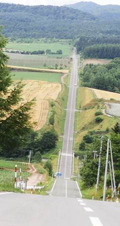 ジェットコースターの坂道